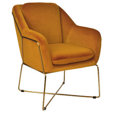 Dover Velvet Armchair